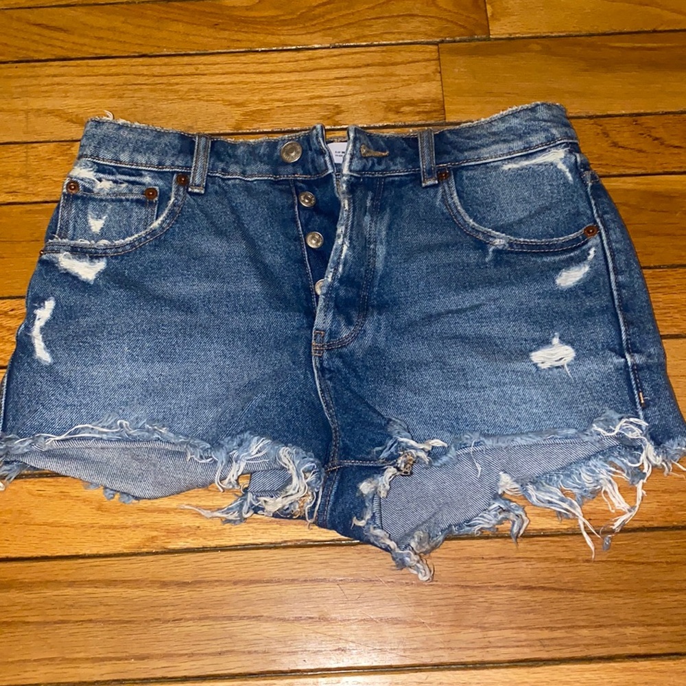 NWOT Zara denim shorts size 04